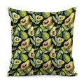 Watercolor Avocado Print Pillow Cover