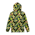 Watercolor Avocado Print Pullover Hoodie