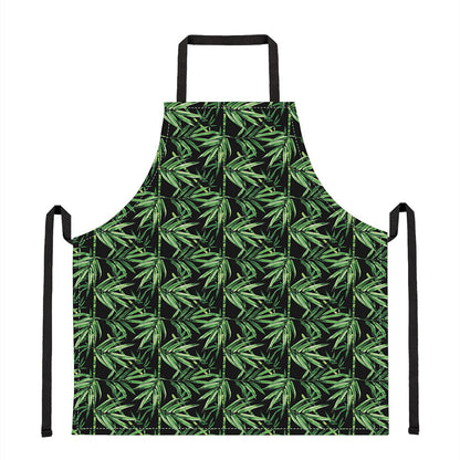 Watercolor Bamboo Pattern Print Apron