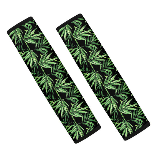 Watercolor Bamboo Pattern Print Car Seat Belt Covers