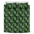 Watercolor Bamboo Pattern Print Duvet Cover Bedding Set