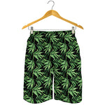 Watercolor Bamboo Pattern Print Men's Shorts