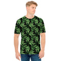 Watercolor Bamboo Pattern Print Men's T-Shirt