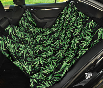 Watercolor Bamboo Pattern Print Pet Car Back Seat Cover