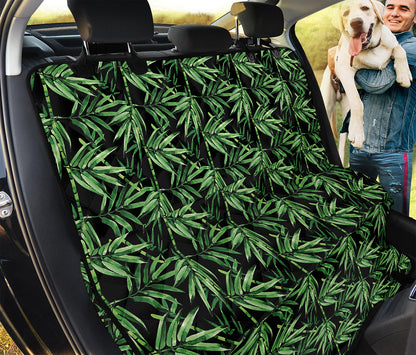 Watercolor Bamboo Pattern Print Pet Car Back Seat Cover
