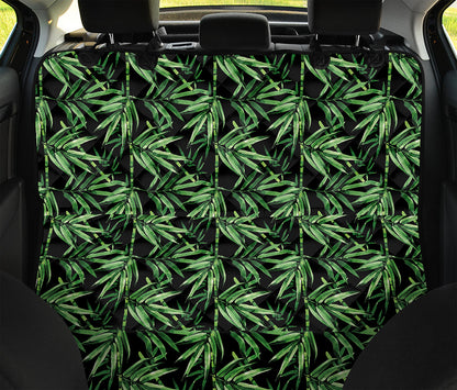 Watercolor Bamboo Pattern Print Pet Car Back Seat Cover