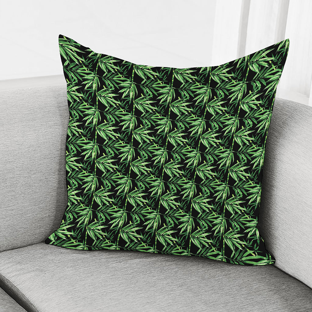 Watercolor Bamboo Pattern Print Pillow Cover