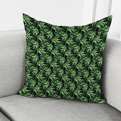 Watercolor Bamboo Pattern Print Pillow Cover