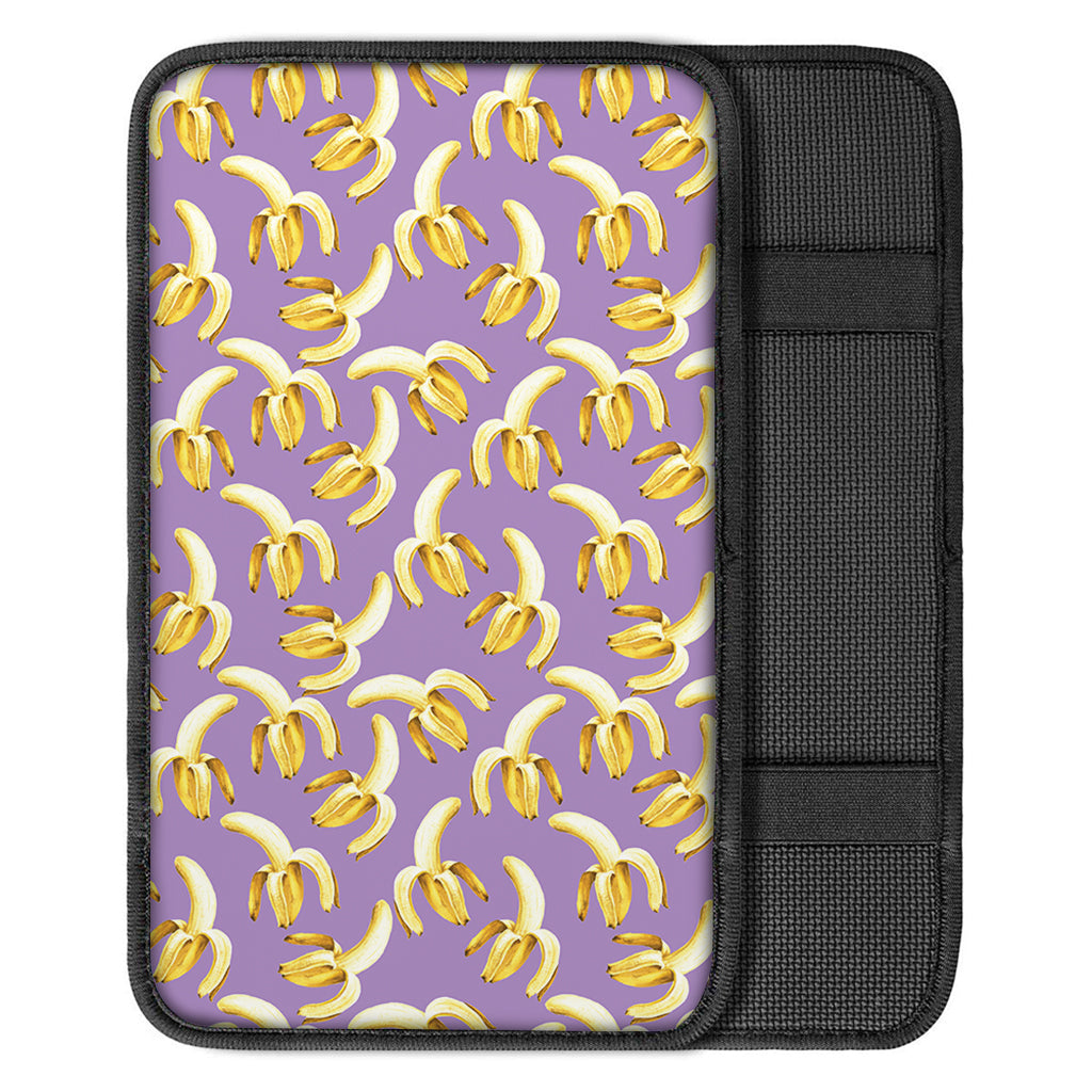 Watercolor Banana Pattern Print Car Center Console Cover