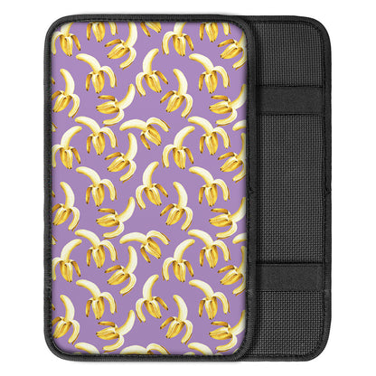 Watercolor Banana Pattern Print Car Center Console Cover