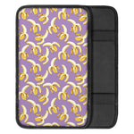 Watercolor Banana Pattern Print Car Center Console Cover