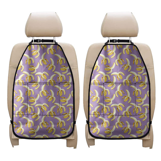Watercolor Banana Pattern Print Car Seat Organizers