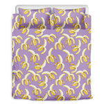 Watercolor Banana Pattern Print Duvet Cover Bedding Set