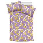 Watercolor Banana Pattern Print Duvet Cover Bedding Set