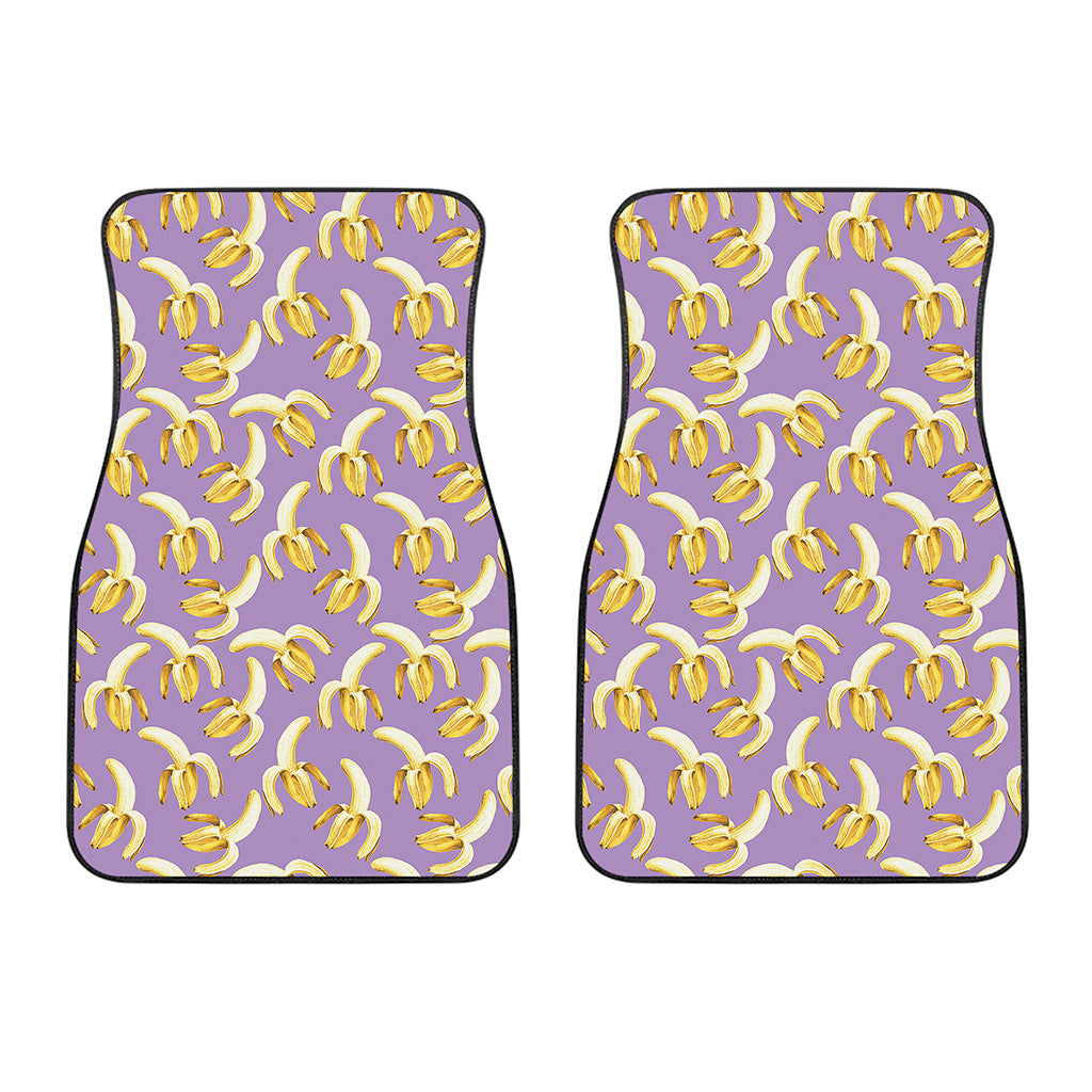 Watercolor Banana Pattern Print Front Car Floor Mats