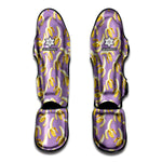 Watercolor Banana Pattern Print Muay Thai Shin Guard
