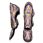 Watercolor Banana Pattern Print Muay Thai Shin Guard