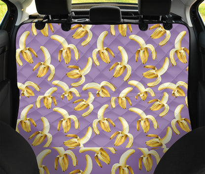 Watercolor Banana Pattern Print Pet Car Back Seat Cover