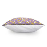 Watercolor Banana Pattern Print Pillow Cover