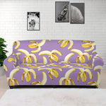 Watercolor Banana Pattern Print Sofa Cover