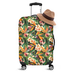Watercolor Bird Of Paradise Print Luggage Cover