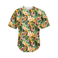 Watercolor Bird Of Paradise Print Men's Baseball Jersey