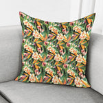 Watercolor Bird Of Paradise Print Pillow Cover