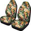 Watercolor Bird Of Paradise Print Universal Fit Car Seat Covers
