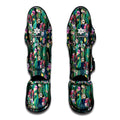 Watercolor Blooming Cactus Print Muay Thai Shin Guards