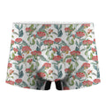 Watercolor Bouvardia Print Men's Boxer Briefs