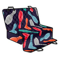 Watercolor Bowling Pins Pattern Print Pet Car Back Seat Cover