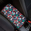 Watercolor Bowling Theme Pattern Print Car Center Console Cover