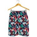 Watercolor Bowling Theme Pattern Print Men's Shorts