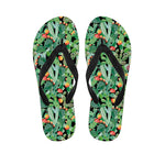 Watercolor Cactus Plant Print Flip Flops
