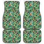 Watercolor Cactus Plant Print Front and Back Car Floor Mats
