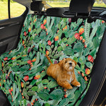 Watercolor Cactus Plant Print Pet Car Back Seat Cover