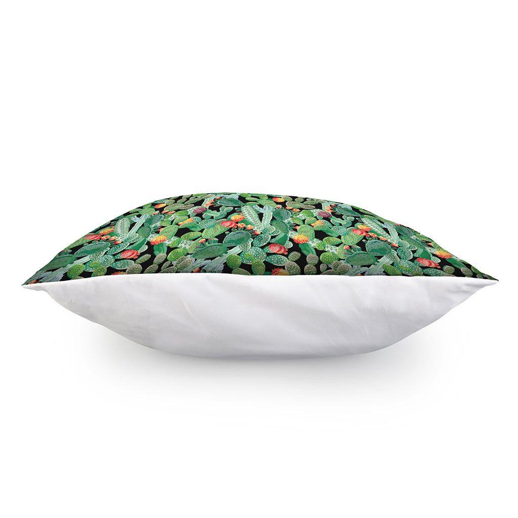 Watercolor Cactus Plant Print Pillow Cover