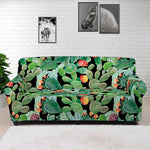 Watercolor Cactus Plant Print Sofa Cover