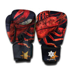 Watercolor Cancer Zodiac Sign Print Boxing Gloves