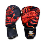 Watercolor Cancer Zodiac Sign Print Boxing Gloves