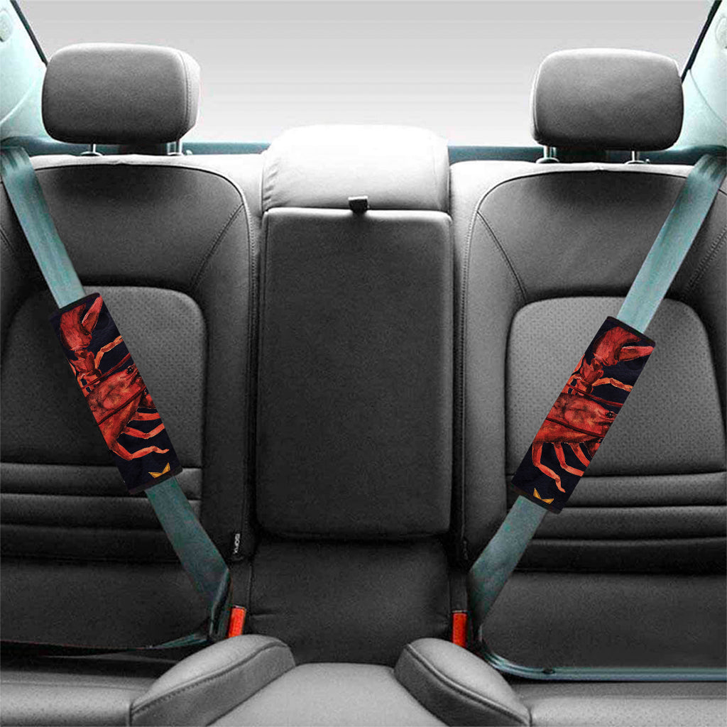 Watercolor Cancer Zodiac Sign Print Car Seat Belt Covers