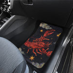 Watercolor Cancer Zodiac Sign Print Front Car Floor Mats