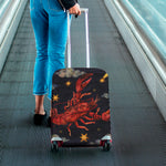Watercolor Cancer Zodiac Sign Print Luggage Cover
