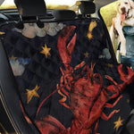 Watercolor Cancer Zodiac Sign Print Pet Car Back Seat Cover