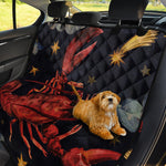 Watercolor Cancer Zodiac Sign Print Pet Car Back Seat Cover