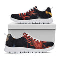 Watercolor Cancer Zodiac Sign Print White Running Shoes