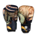 Watercolor Capricorn Zodiac Sign Print Boxing Gloves