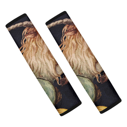 Watercolor Capricorn Zodiac Sign Print Car Seat Belt Covers