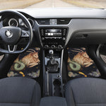 Watercolor Capricorn Zodiac Sign Print Front and Back Car Floor Mats