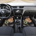 Watercolor Capricorn Zodiac Sign Print Front Car Floor Mats